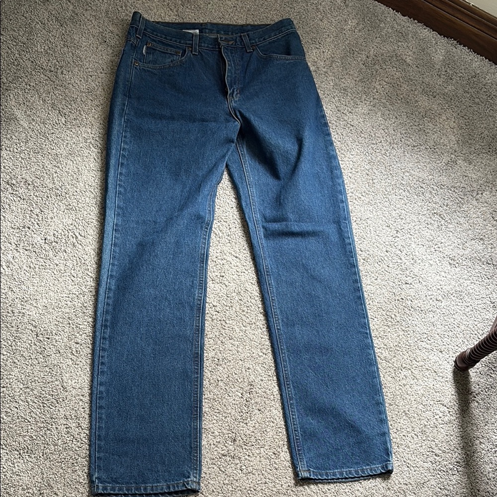 Carhartt Blue Straight Jeans Classic Style
